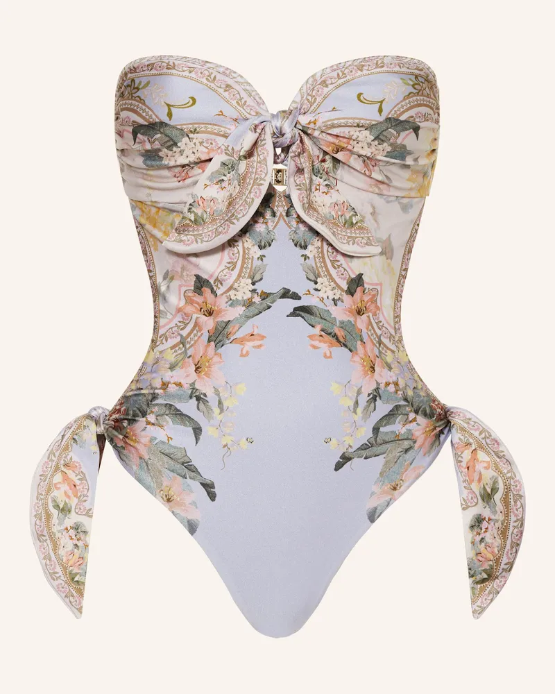 Zimmermann Bandeau-Badenanzug WYLIE Helllila