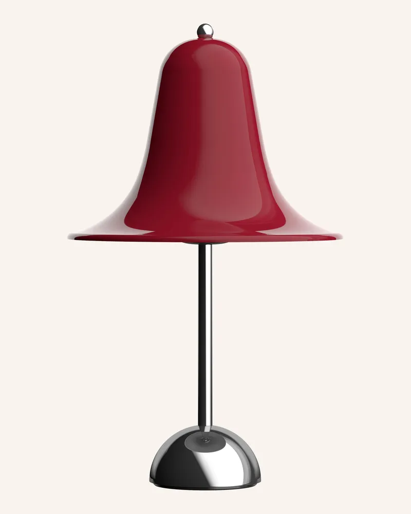 Verpan Tischleuchte PANTOP PORTABLE Dunkelrot