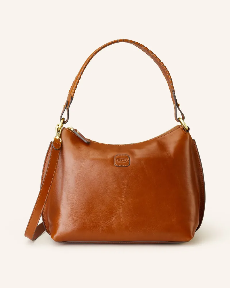 Bric's Schultertasche VOLTERRA Braun
