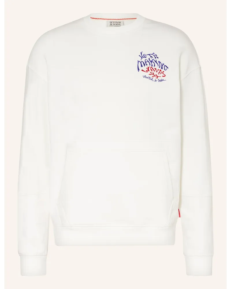 Scotch&Soda Sweatshirt Weiss