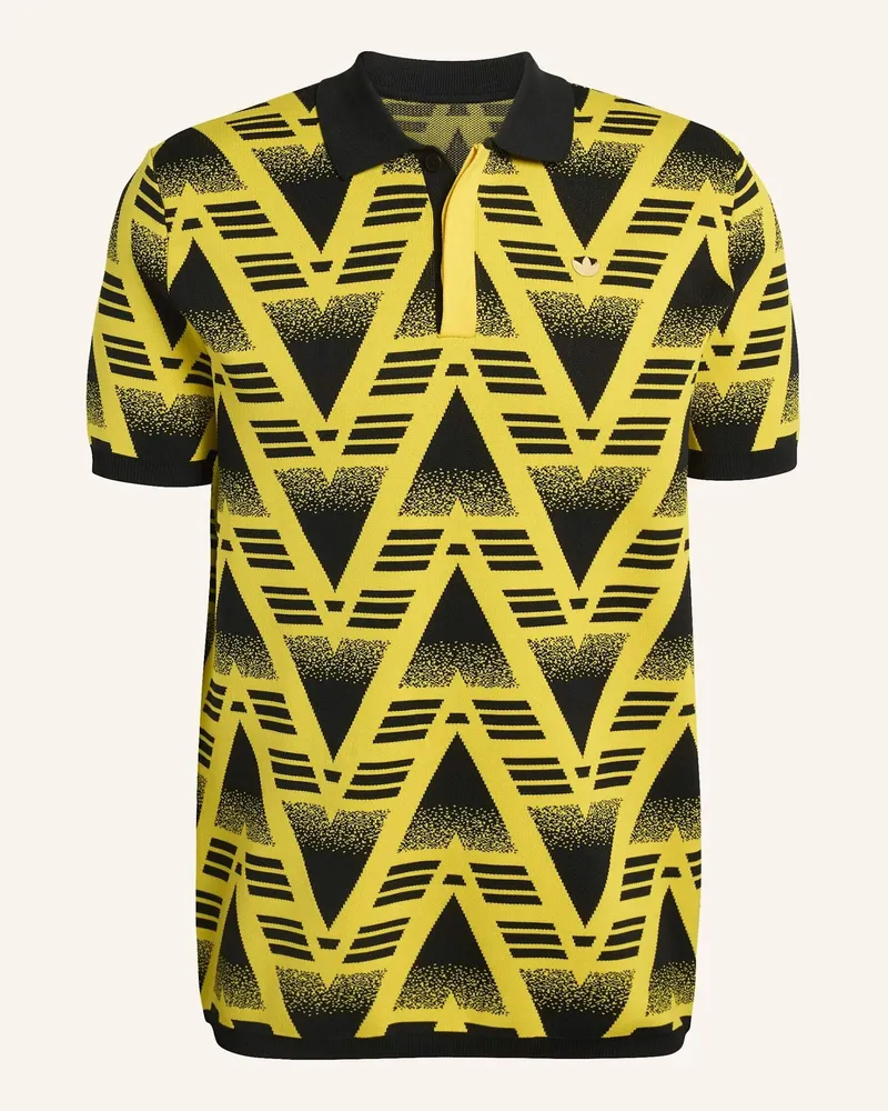 adidas BRUISED BANANA FULLY FASHION KNIT-POLOSHIRT Gelb