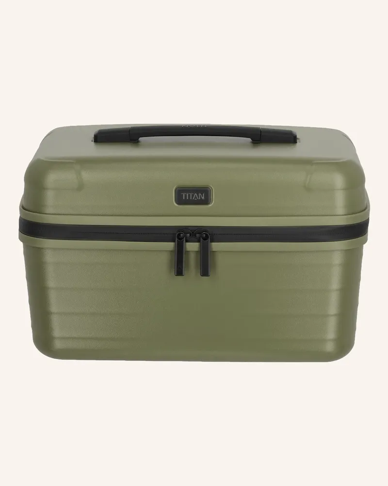 Titan Beautycase Upgrade gruen Oliv
