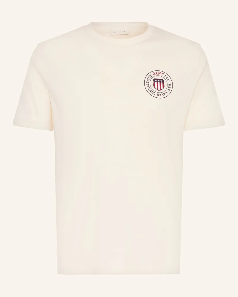 Gant T-Shirt GRAPHIC Hellgelb