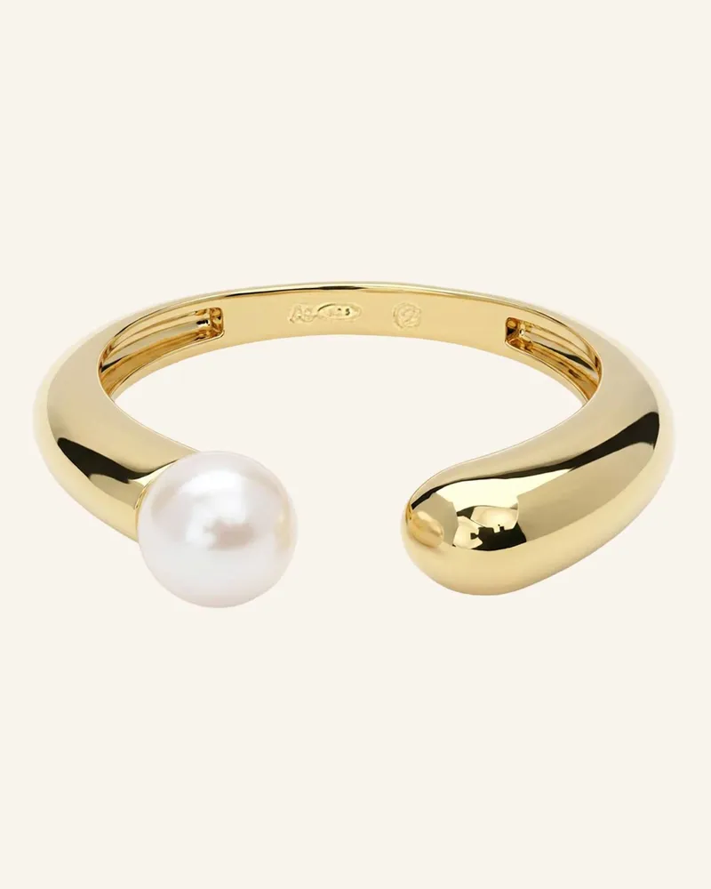 POMPIDOU Ringe Leonora Pearl By Glambou gold Gold