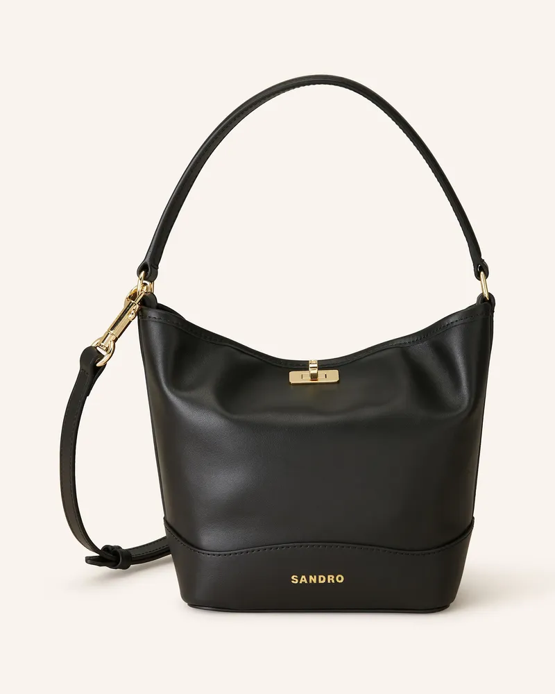 Sandro Handtasche schwarz Schwarz