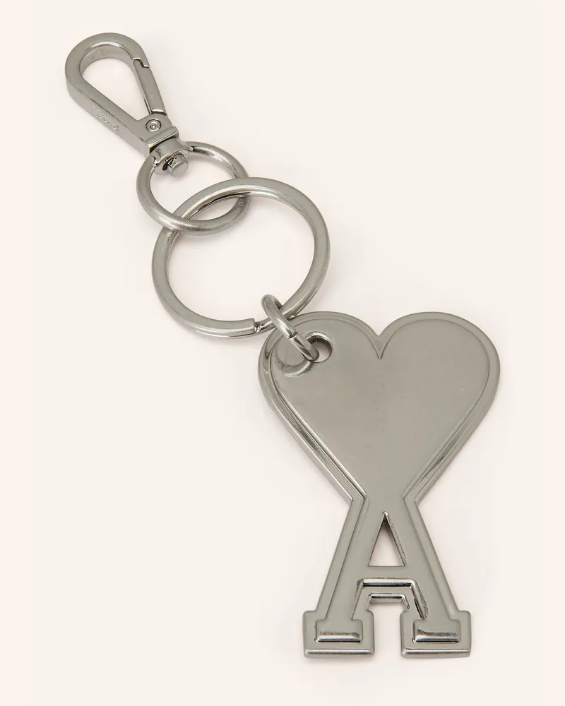 AMI Paris Taschenanhänger silber Silber