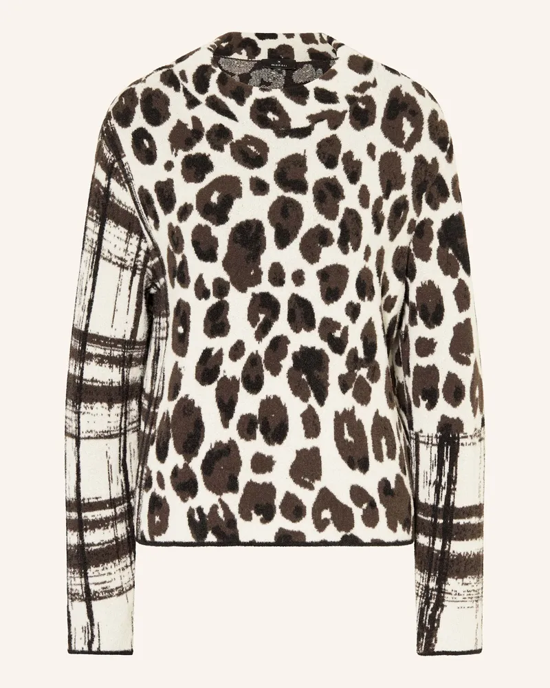 monari Pullover braun Weiss
