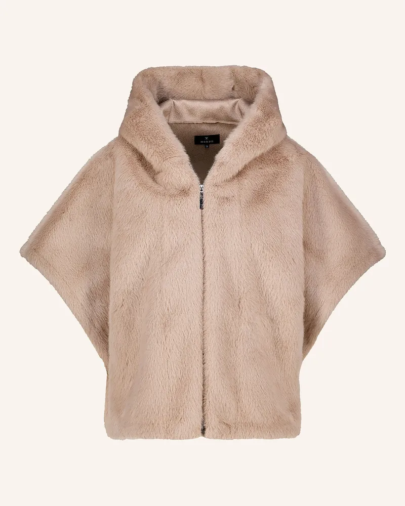 monari Kunstfell-Cape beige Beige