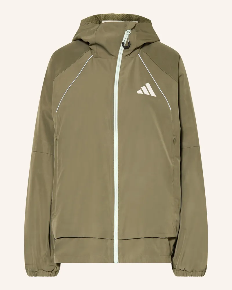 adidas Funktionsjacke Xploric Wind Resistant Transation gruen Oliv