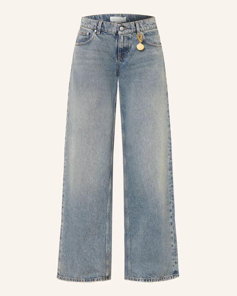 Stella McCartney Wide Leg Jeans blau 4152