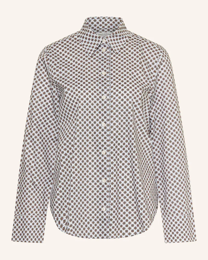Marc O'Polo Hemdbluse Blaugrau