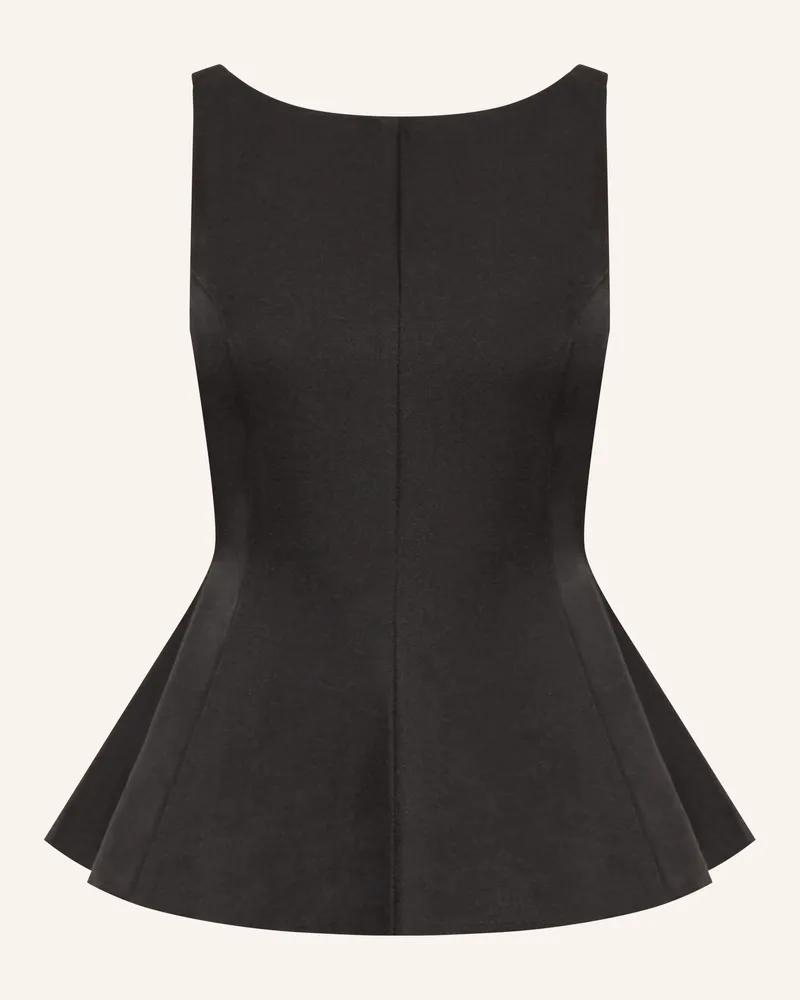 Neo Noir Blusentop Agape schwarz Schwarz