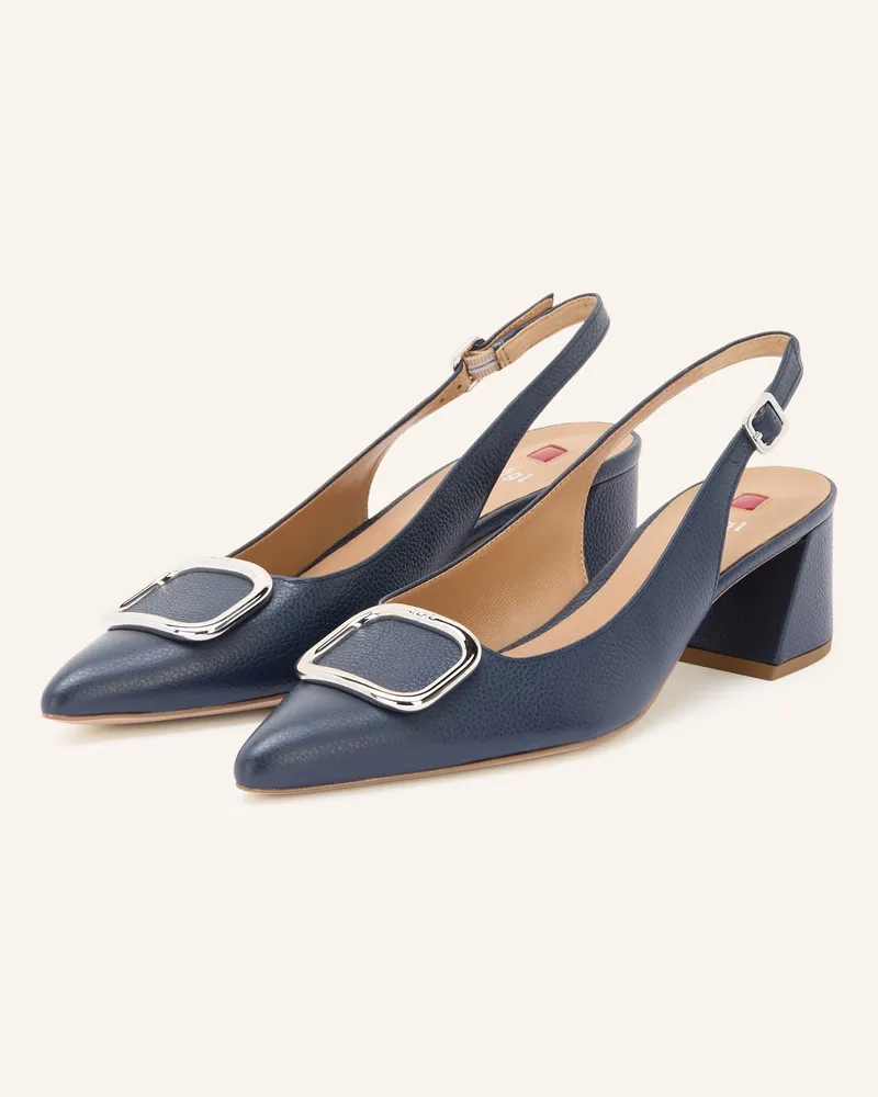 Högl Slingpumps blau Dunkelblau