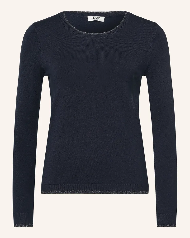Liu Jo Pullover Mit Glitzergarn blau Dunkelblau