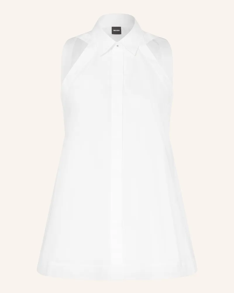 HUGO BOSS Blusentop BECOLA Weiss