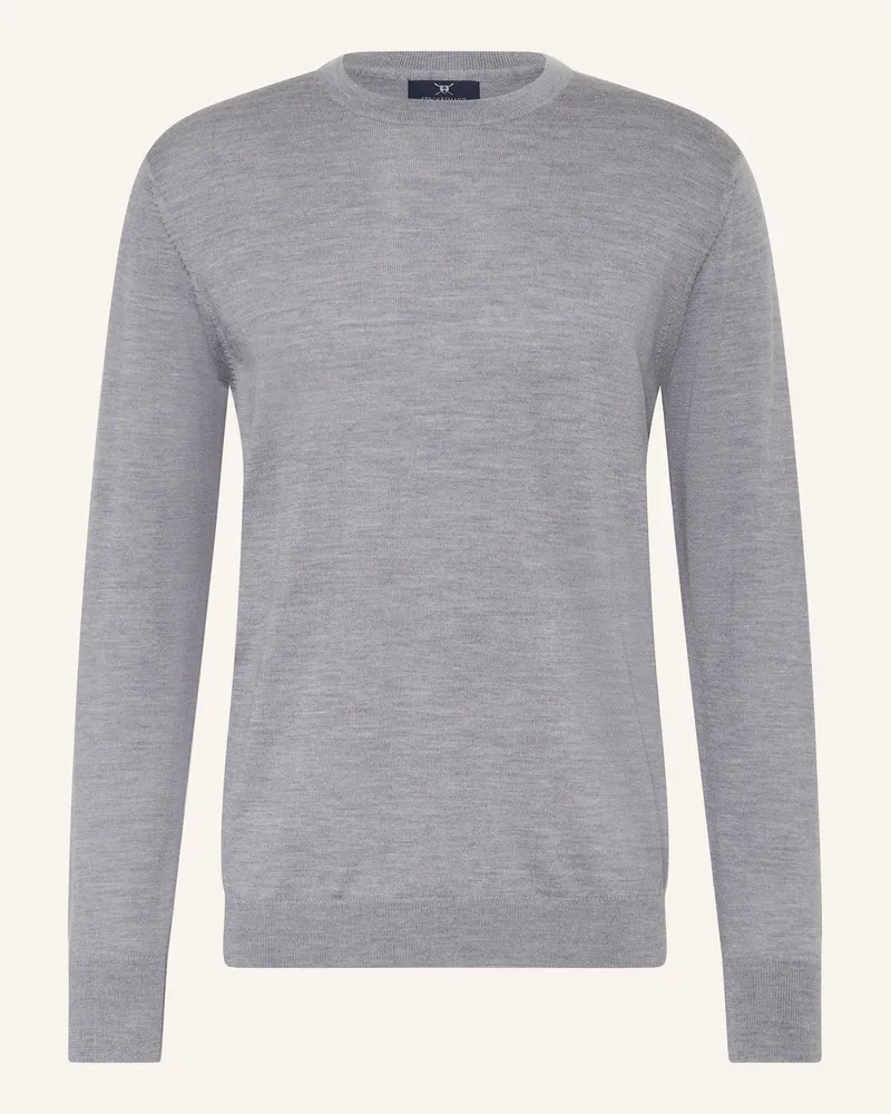 Strokesman's Pullover aus Merinowolle Blaugrau