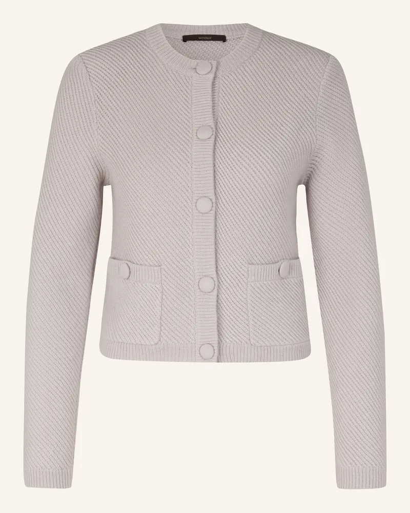 windsor. Strickjacke Grau