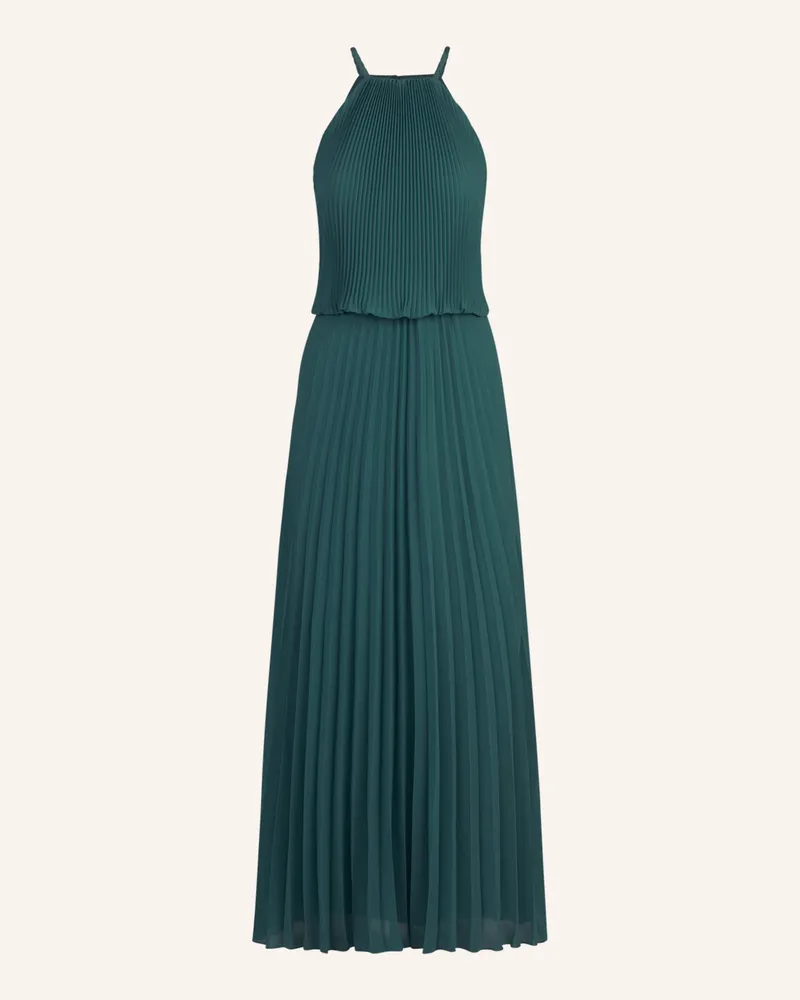 Apart Chiffonkleid Dunkelgrün