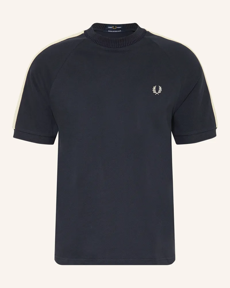 Fred Perry T-Shirt Mit Galonstreifen blau Dunkelblau