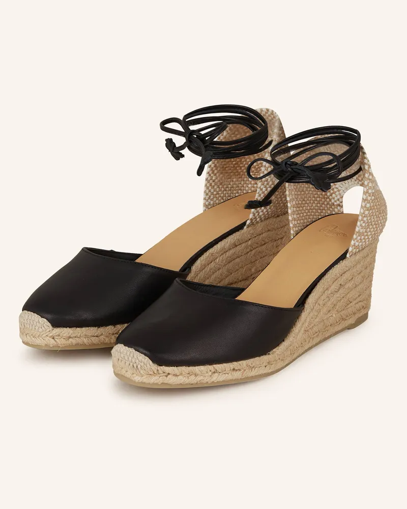 Castañer Wedges Carina schwarz Schwarz