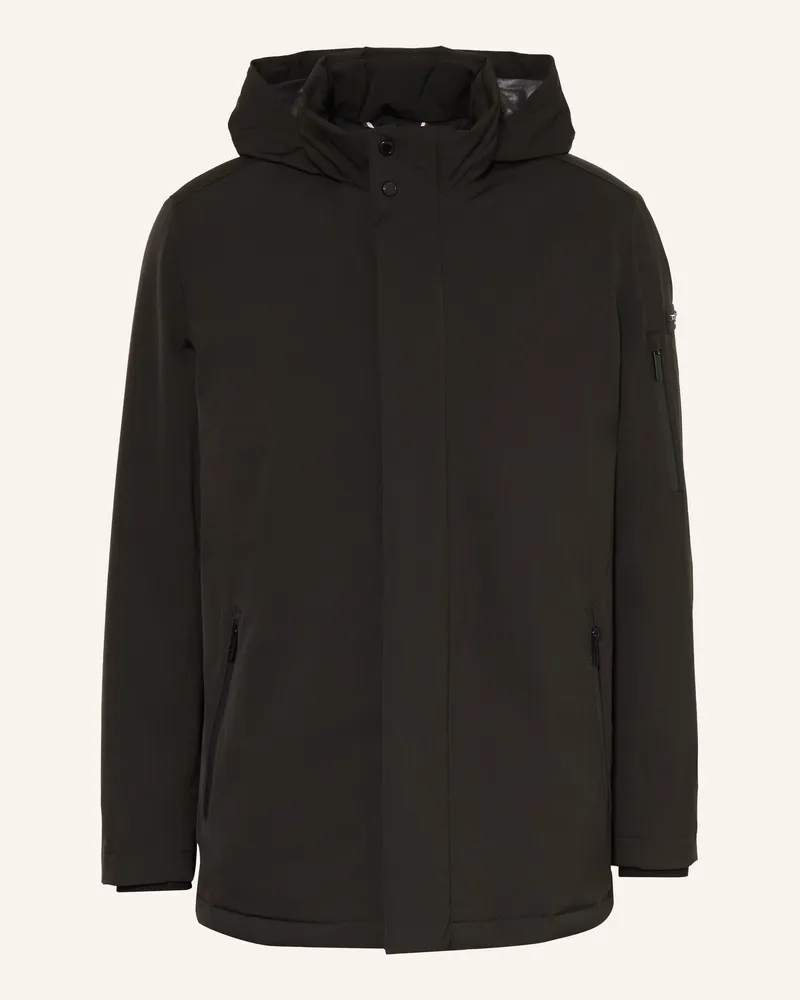 Bugatti Jacke schwarz Schwarz