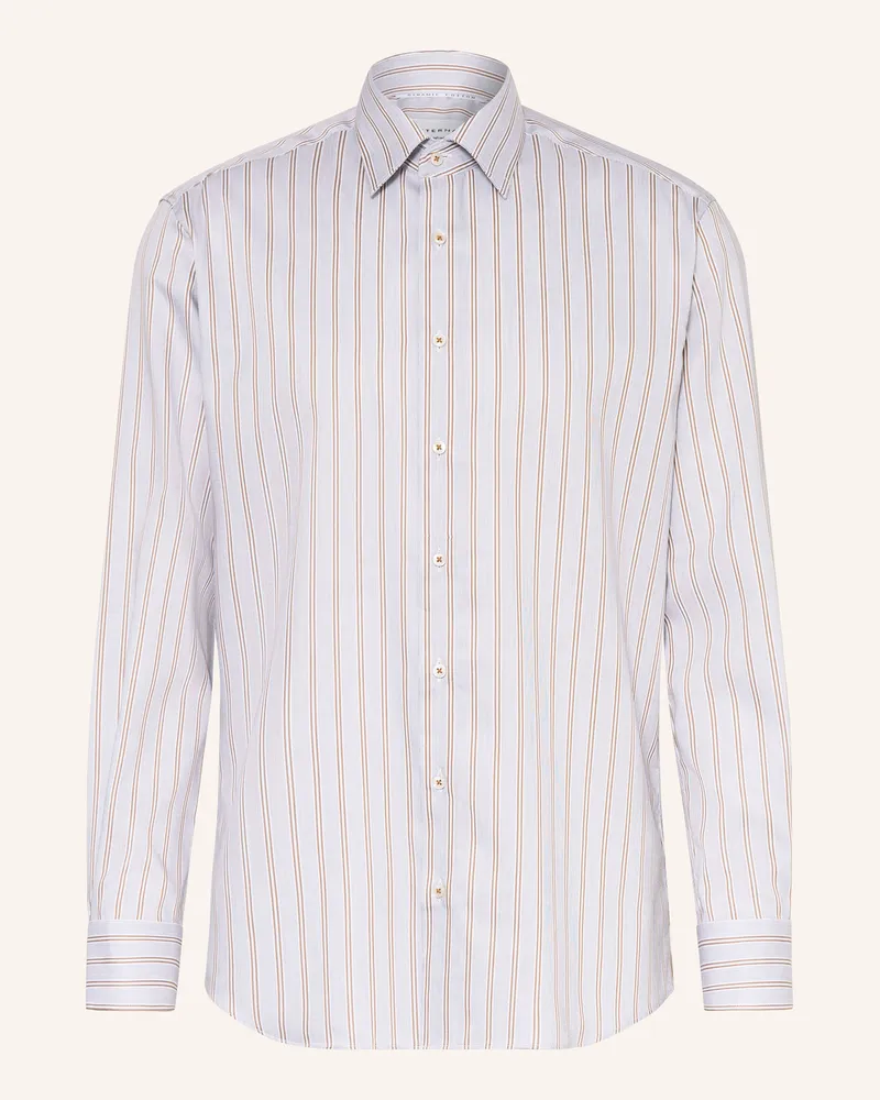 Eterna Hemd Modern Fit Braun