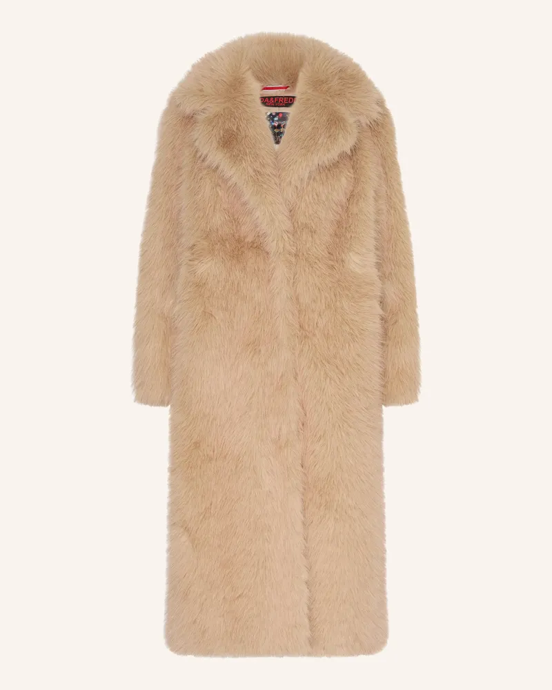 Frieda & Freddies Kunstfell-Mantel Moonlake beige Camel