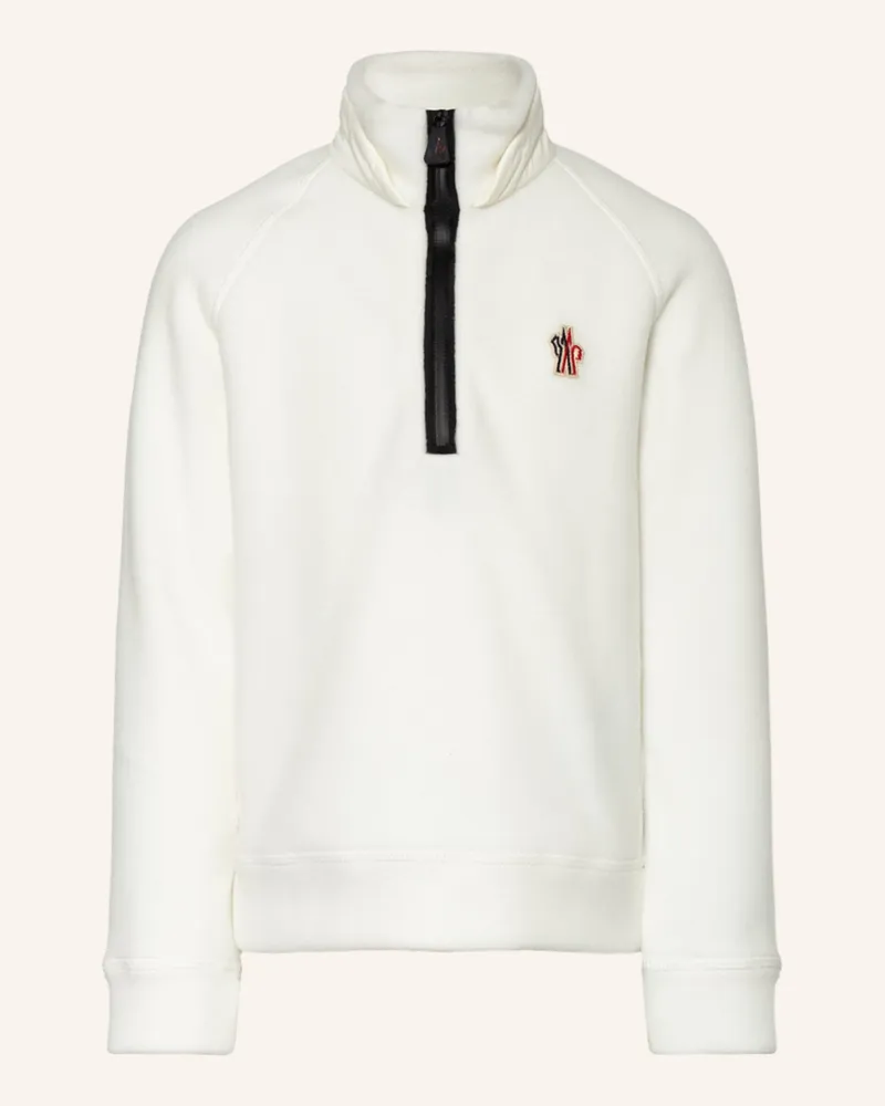 Moncler Fleece-Troyer Creme