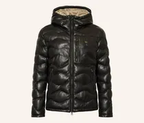 Lederjacke Drohan schwarz