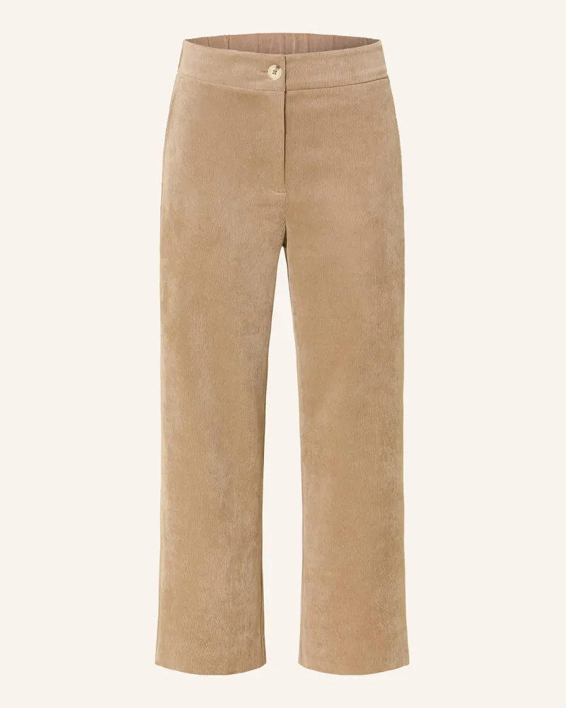 OPUS Cord-Culotte Misha Lane braun Hellbraun