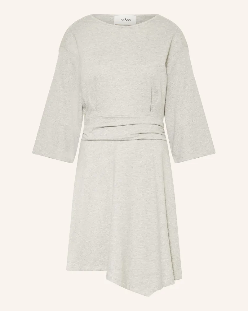 ba&sh Sweatkleid ASTORIA mit 3/4-Arm Hellgrau