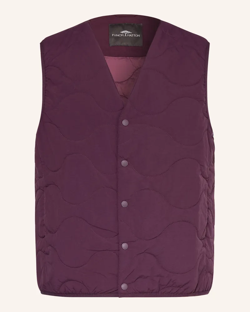 Fynch-Hatton Steppweste Dunkellila