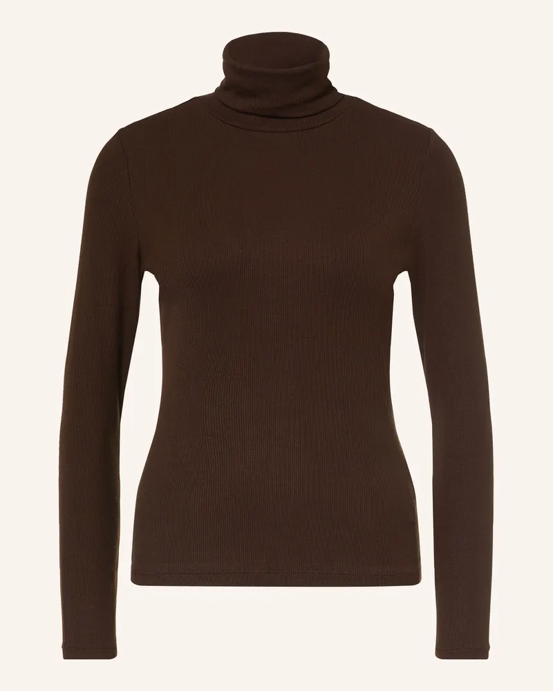 HOBBS London Rollkragenshirt Kiera braun Dunkelbraun