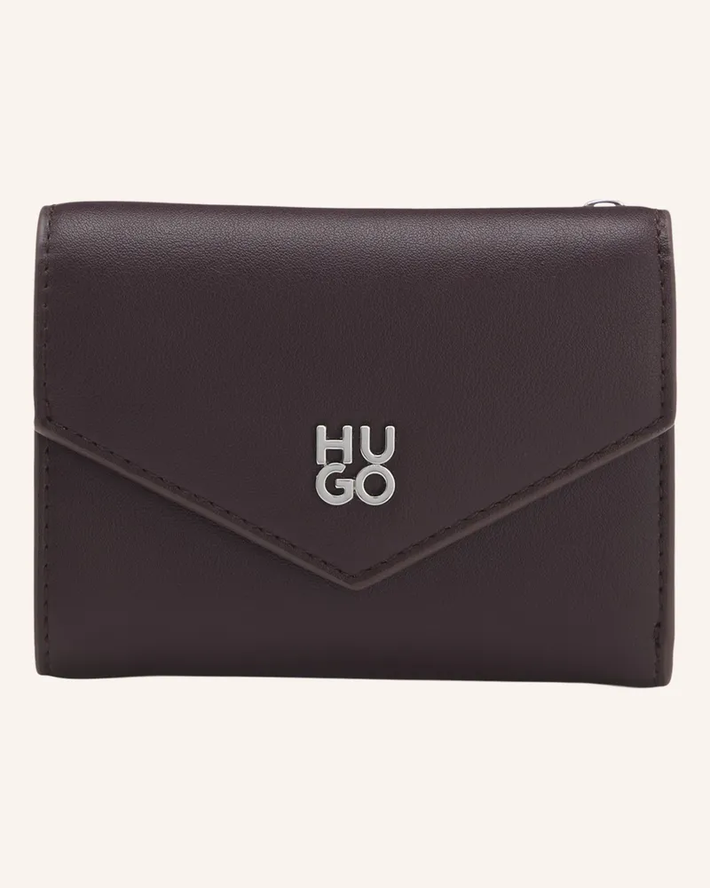 HUGO BOSS Brieftasche MEL 2.0 K_FLAPWALLET Dunkelbraun