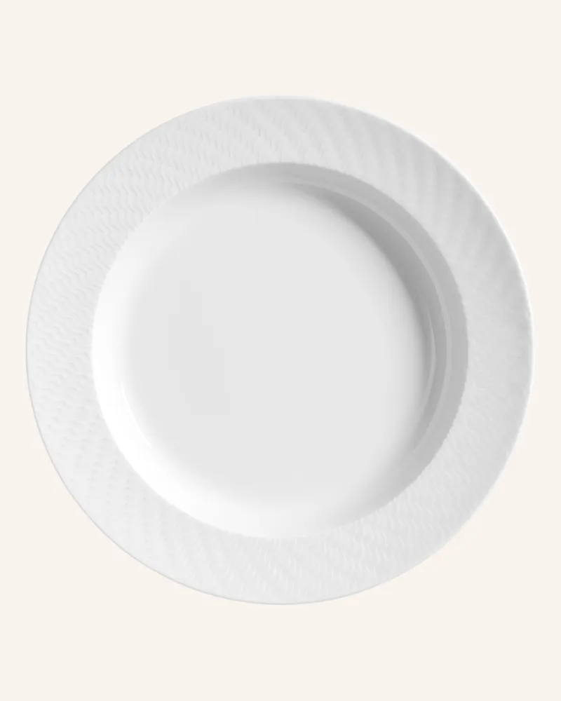 MEISSEN PORZELLAN-MANUFAKTUR Suppenteller NO.41 WELLENSPIEL Weiss