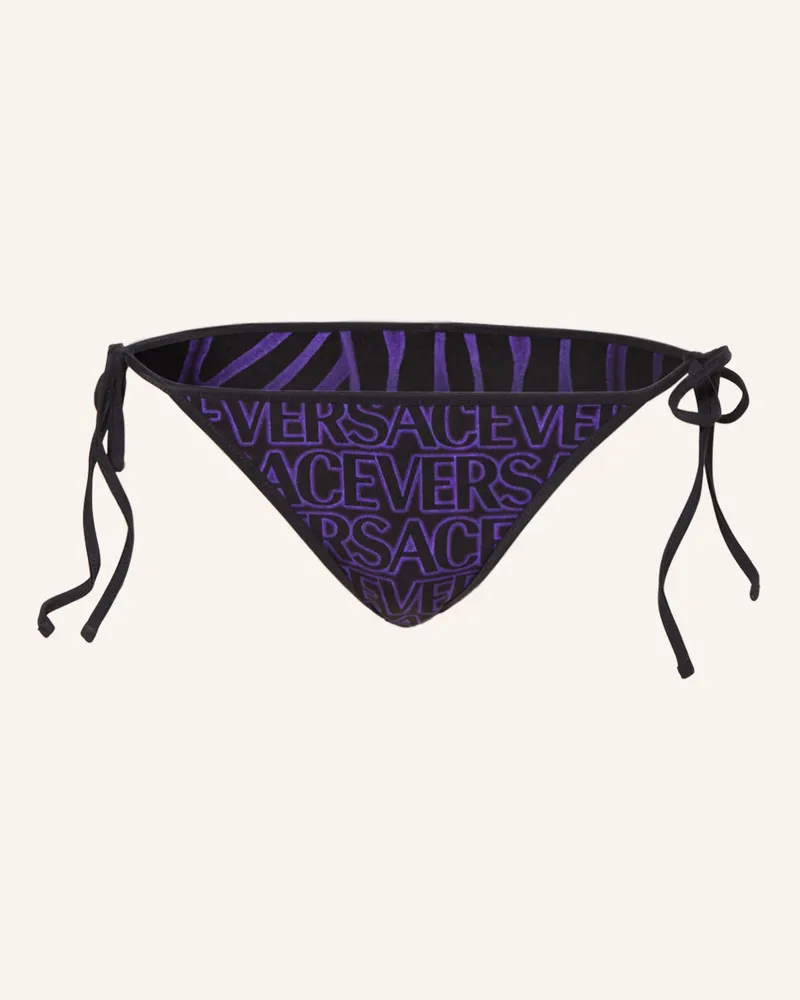 Versace Triangel-Bikini-Hose zum Wenden Schwarz