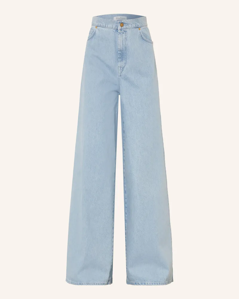 Max Mara Wide Leg Jeans Affari blau 003