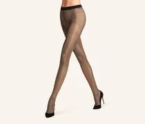 Feinstrumpfhose Glitter Mit Glitzergarn schwarz
