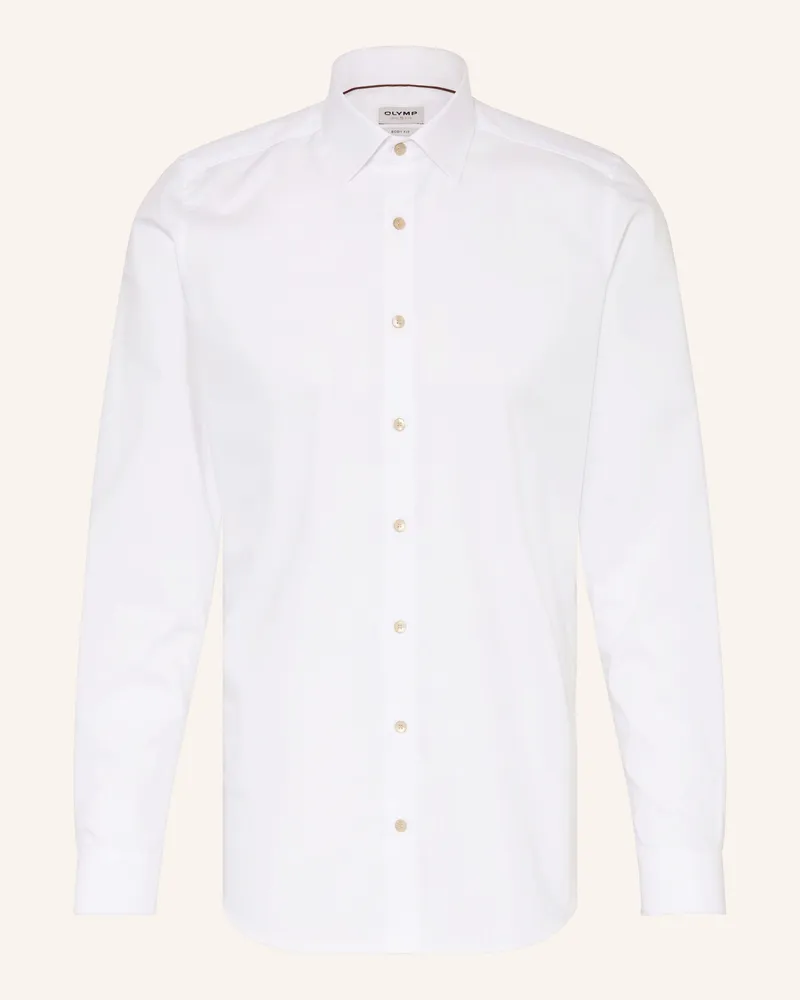 Olymp Hemd Level Five Body Fit blau Weiss