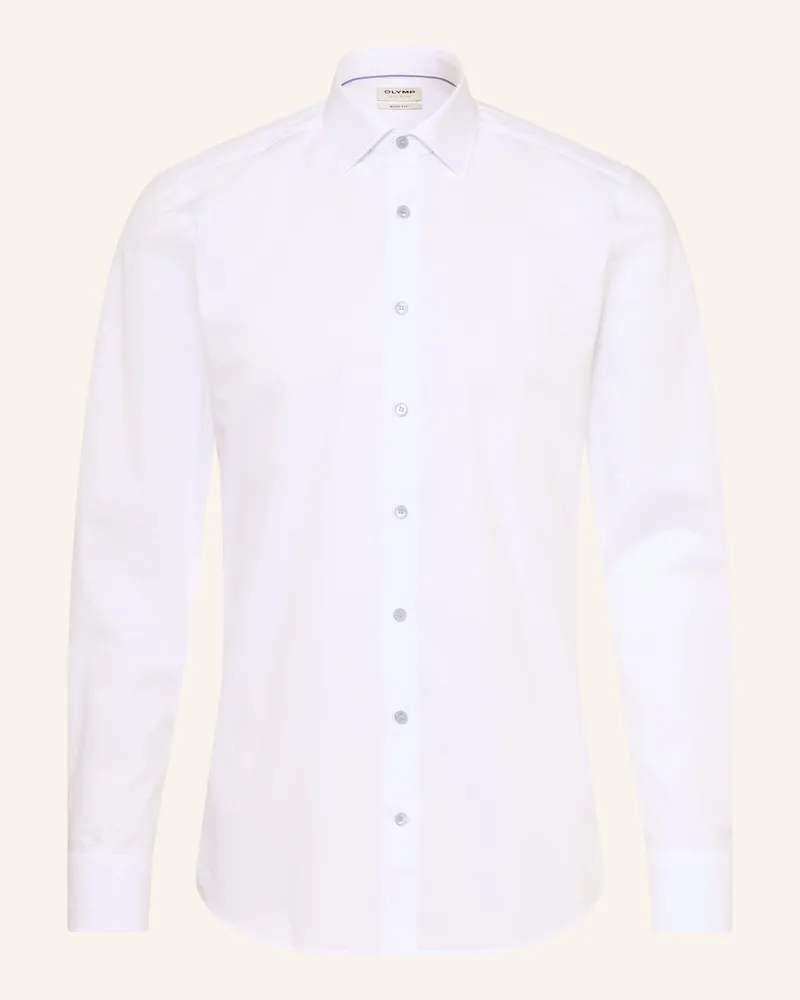 Olymp Hemd Level Five Body Fit blau Weiss