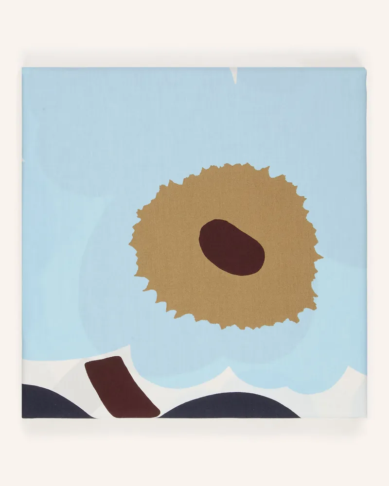 Marimekko Bettbezug Unikko blau Creme