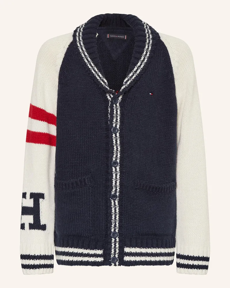 Tommy Hilfiger Strickjacke Dunkelblau