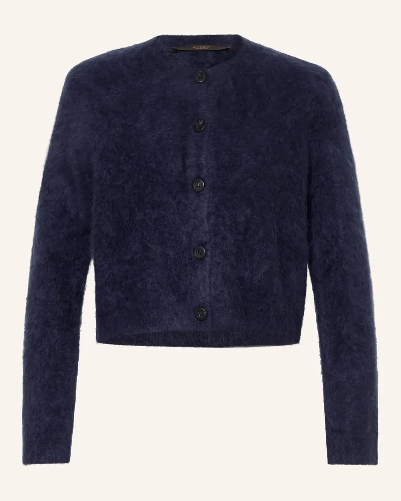 windsor. Strickjacke Aus Cashmere blau Dunkelblau