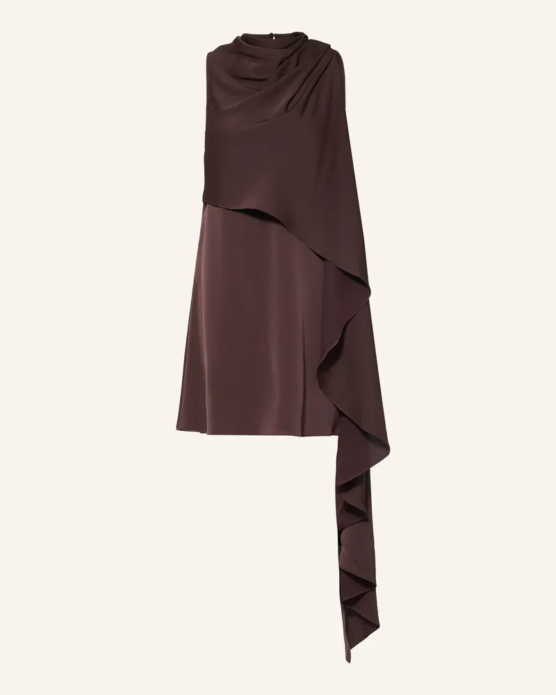 Reiss Satinkleid Wrenley braun Dunkelbraun