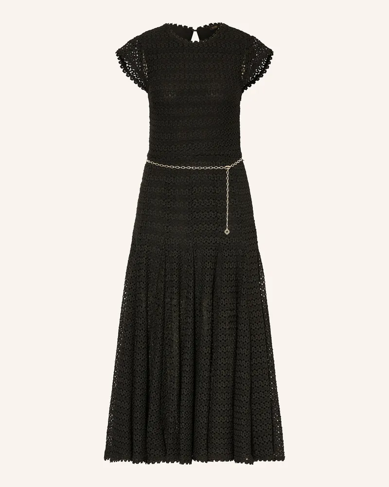 Maje Spitzenkleid Schwarz