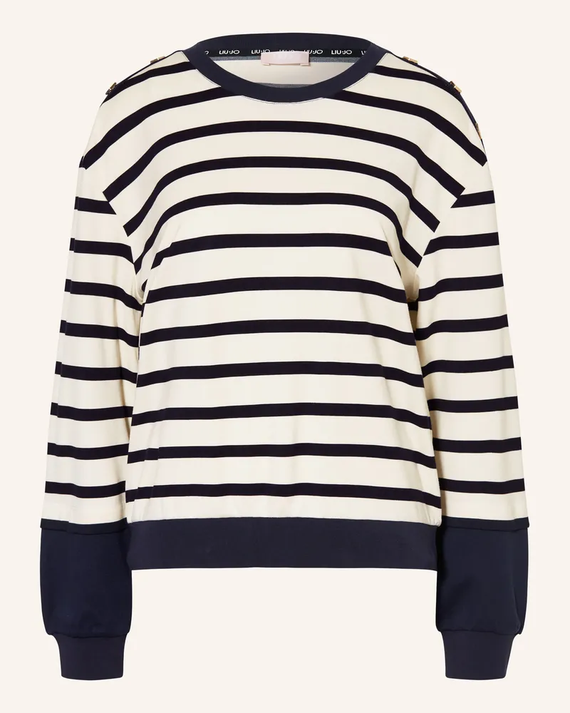 Liu Jo Sweatshirt blau Ecru
