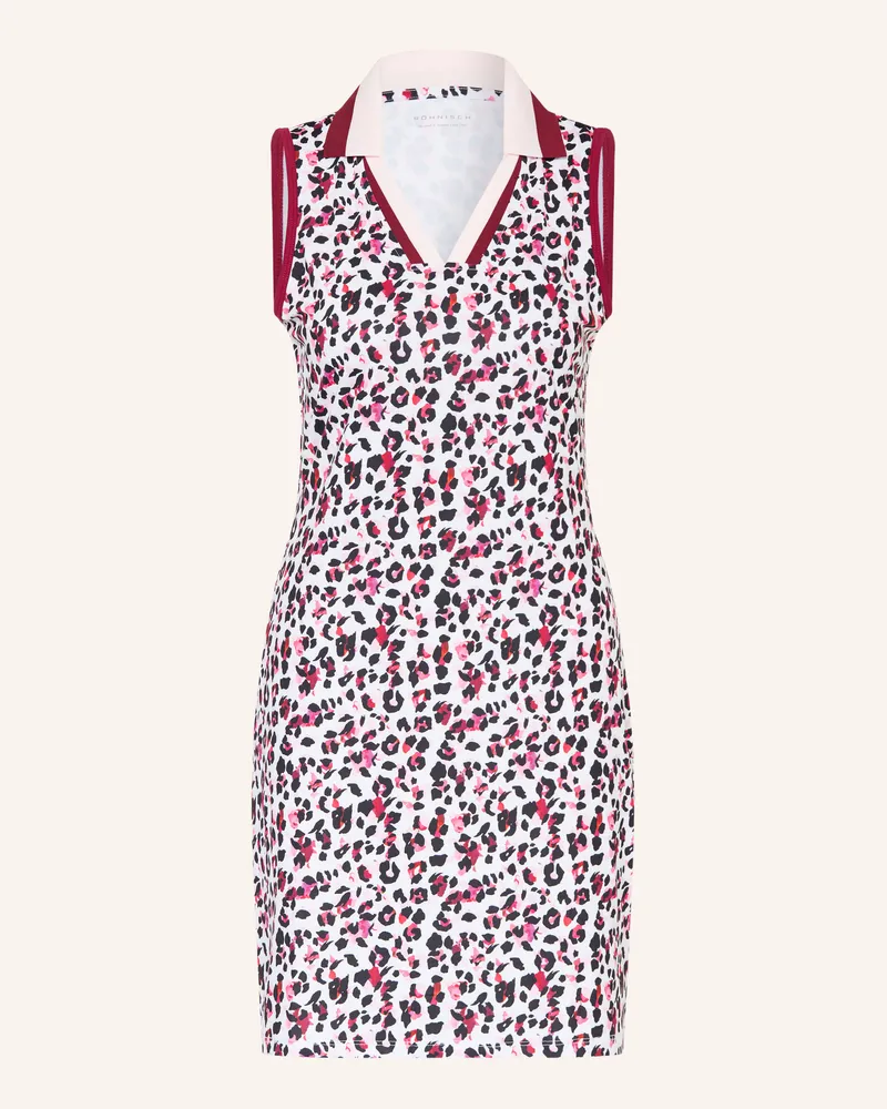 Röhnisch Polokleid Dunkelrot