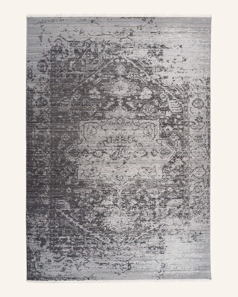 Kayoom Kurzflor Teppich BAROQUE 825 Grau