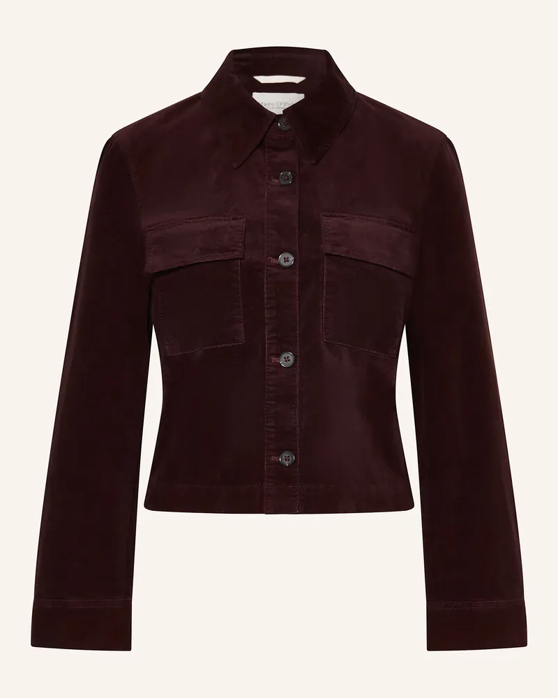 Marc O'Polo Jacke Dunkelrot