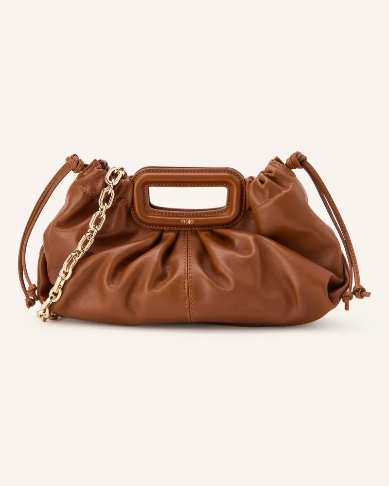 Maje Clutch braun Braun